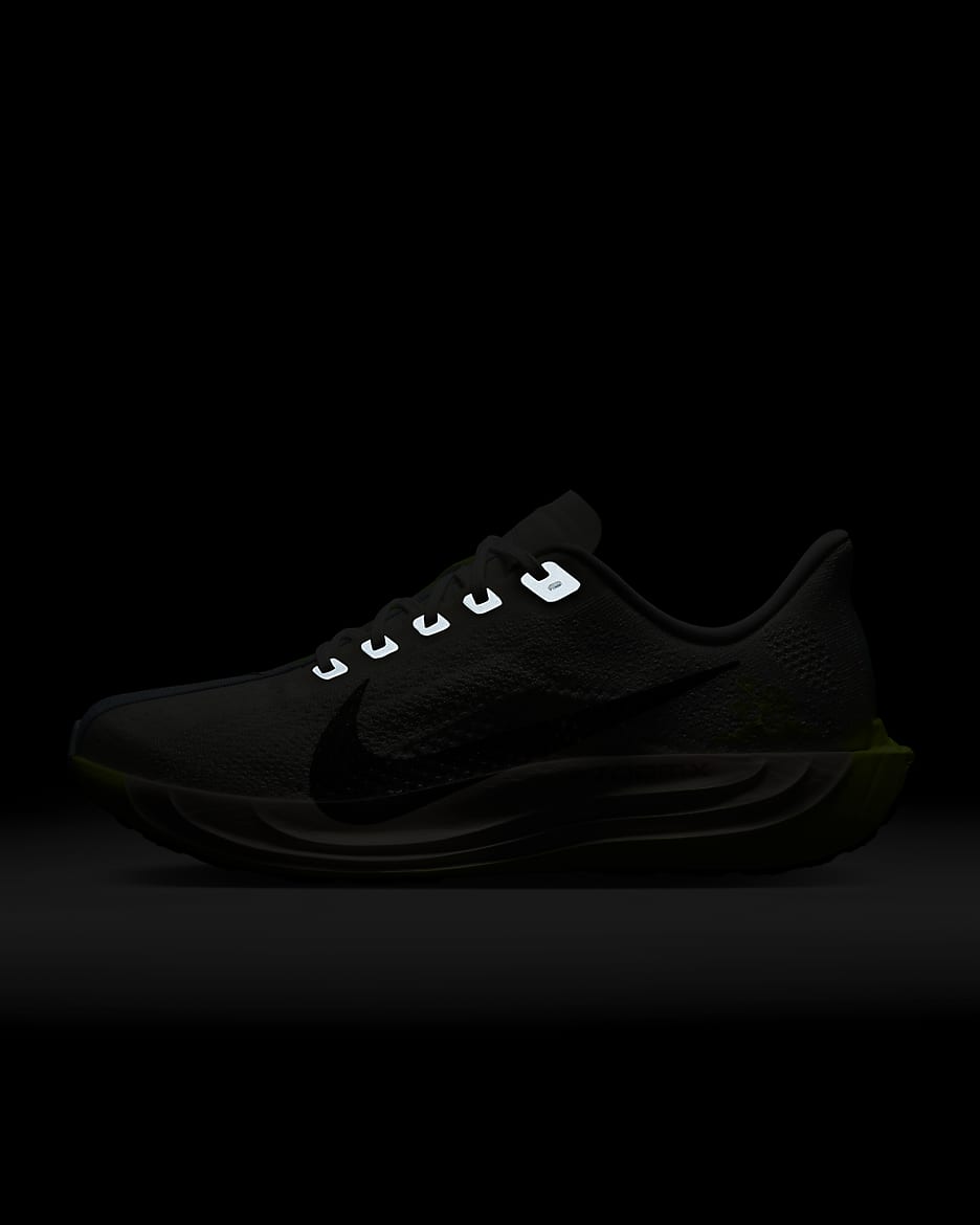 Nike running air zoom 35 pegasus sneakers in triple black hotsell